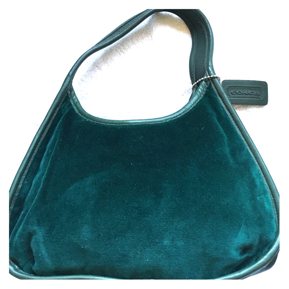 NWOT RARE VINTAGE Coach Ergo Satin Hobo